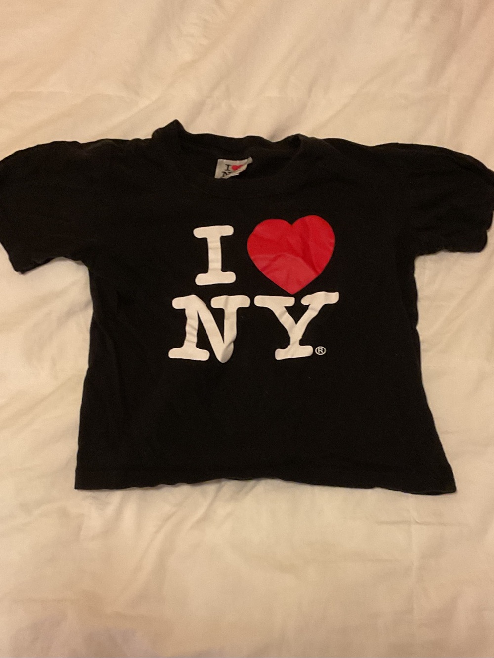 Black 'I ♥ NY' Graphic Tee